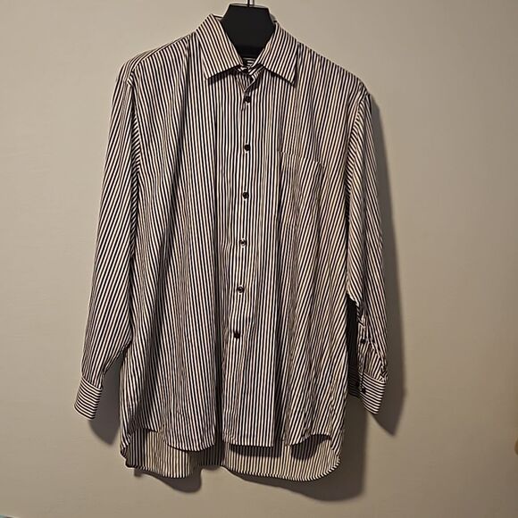 Robert Talboot men stripe shirt XXL - Picture 1 of 9